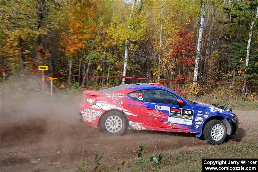 Santiago Iglesias / R.J. Kassel Subaru BRZ on SS5, Far Point I.