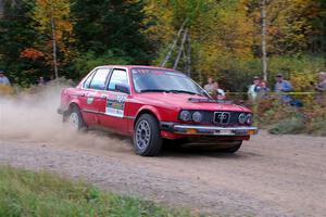 Levi Johnson / Griffin Johnson BMW 325e on SS5, Far Point I.