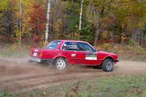 Levi Johnson / Griffin Johnson BMW 325e on SS5, Far Point I.