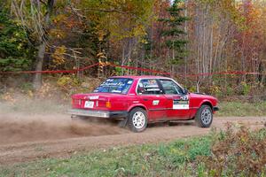 Levi Johnson / Griffin Johnson BMW 325e on SS5, Far Point I.