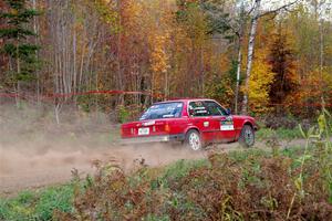 Levi Johnson / Griffin Johnson BMW 325e on SS5, Far Point I.