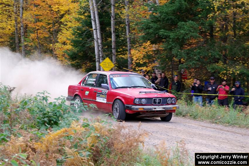 Levi Johnson / Griffin Johnson BMW 325e on SS5, Far Point I.