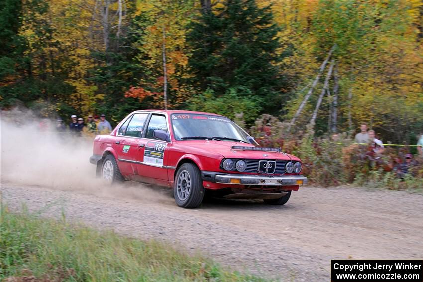 Levi Johnson / Griffin Johnson BMW 325e on SS5, Far Point I.