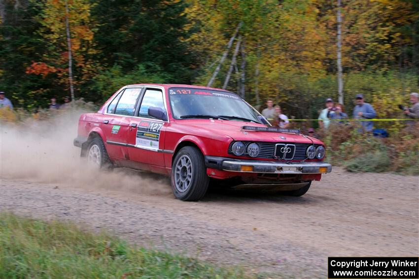 Levi Johnson / Griffin Johnson BMW 325e on SS5, Far Point I.