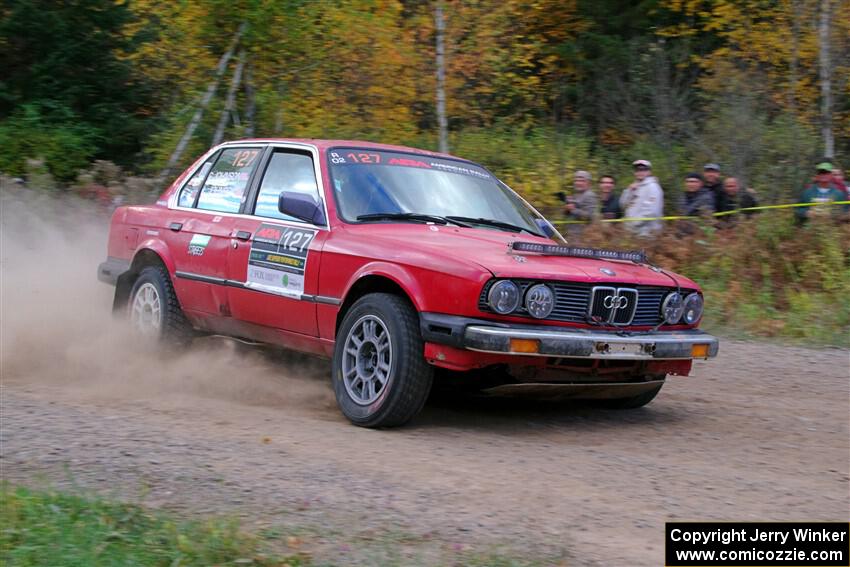 Levi Johnson / Griffin Johnson BMW 325e on SS5, Far Point I.