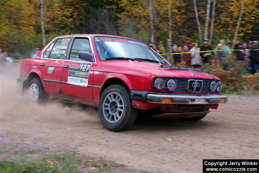 Levi Johnson / Griffin Johnson BMW 325e on SS5, Far Point I.