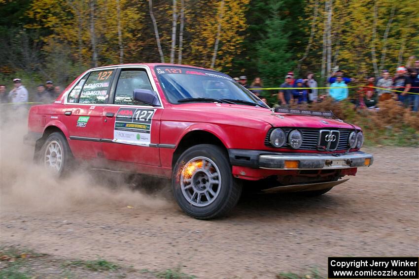 Levi Johnson / Griffin Johnson BMW 325e on SS5, Far Point I.