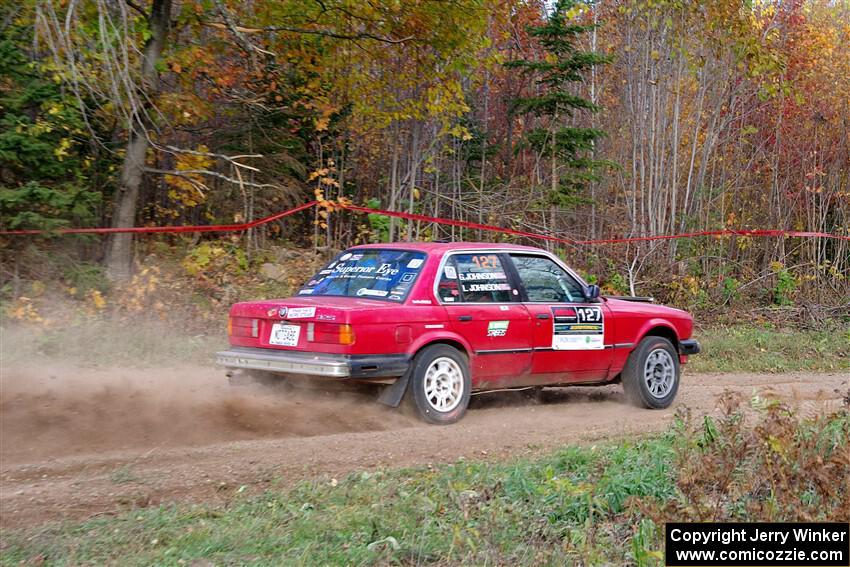 Levi Johnson / Griffin Johnson BMW 325e on SS5, Far Point I.