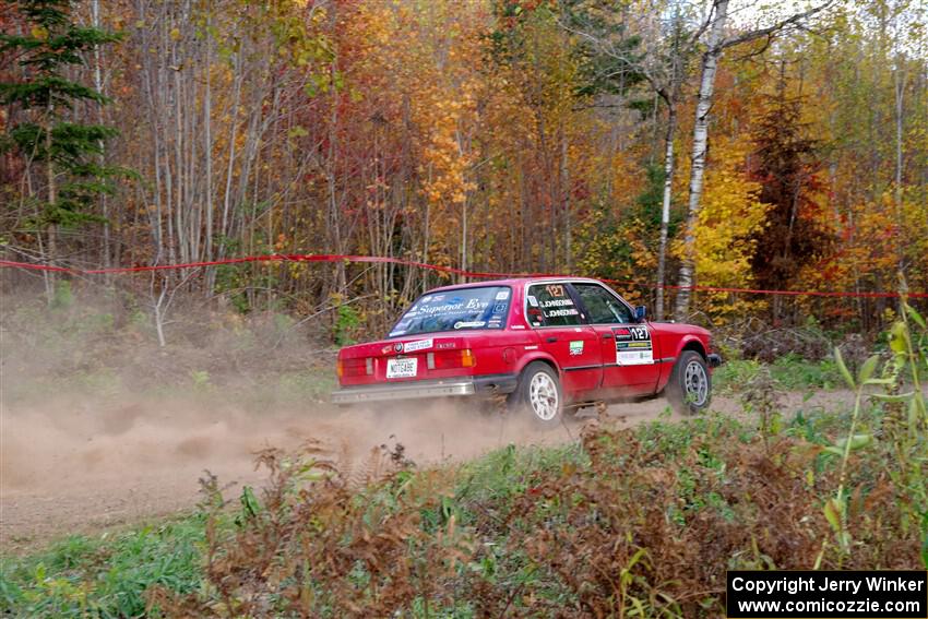 Levi Johnson / Griffin Johnson BMW 325e on SS5, Far Point I.