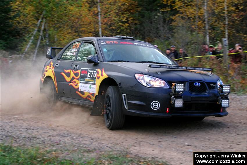 Sam Jacques / Kyle Cooper Subaru Impreza on SS5, Far Point I.