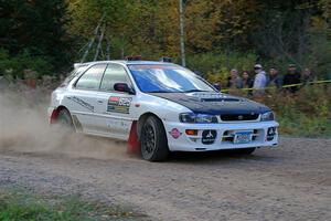 Aidan Hicks / John Hicks Subaru Impreza Wagon on SS5, Far Point I.