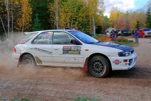 Aidan Hicks / John Hicks Subaru Impreza Wagon on SS5, Far Point I.