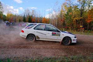 Aidan Hicks / John Hicks Subaru Impreza Wagon on SS5, Far Point I.