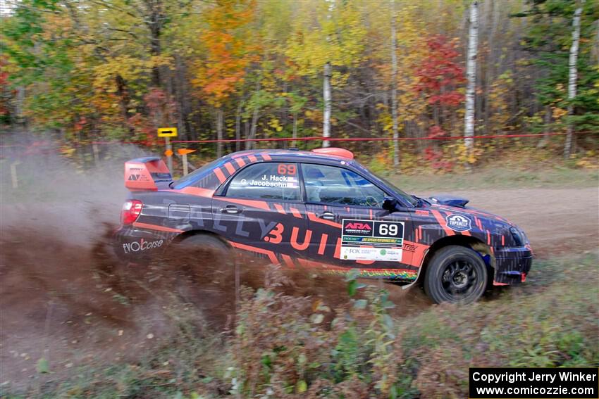 Gabe Jacobsohn / Jason Hack Subaru WRX STi on SS5, Far Point I.