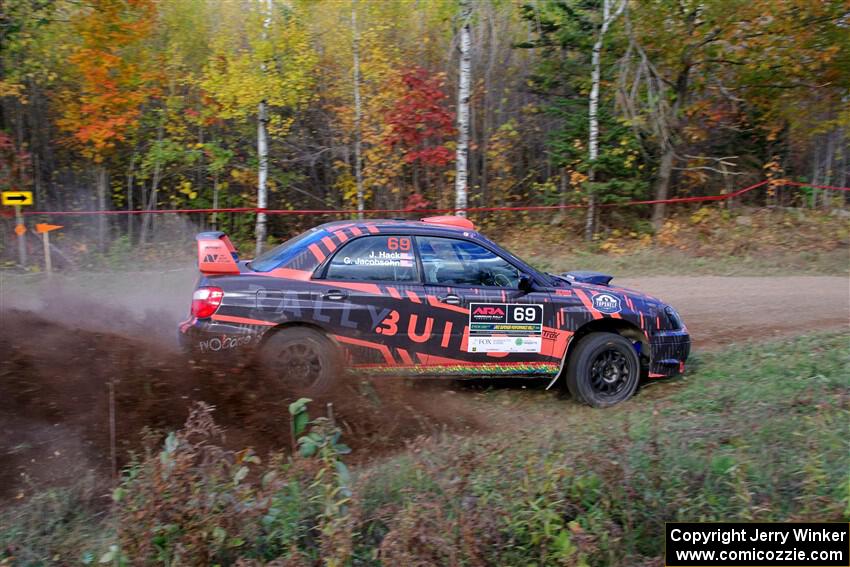 Gabe Jacobsohn / Jason Hack Subaru WRX STi on SS5, Far Point I.