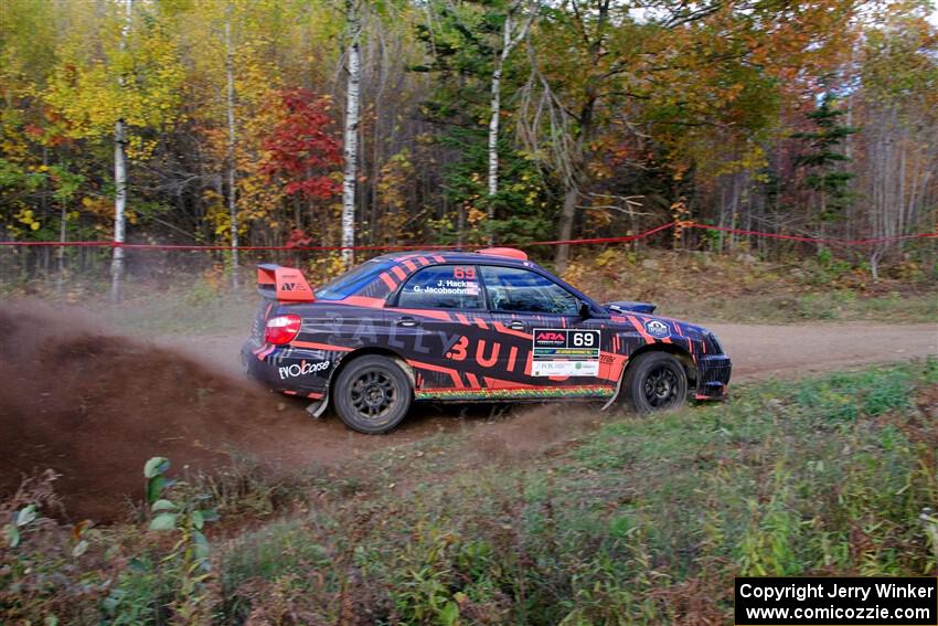 Gabe Jacobsohn / Jason Hack Subaru WRX STi on SS5, Far Point I.