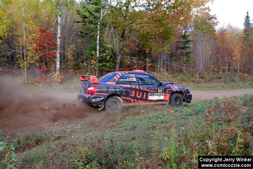 Gabe Jacobsohn / Jason Hack Subaru WRX STi on SS5, Far Point I.