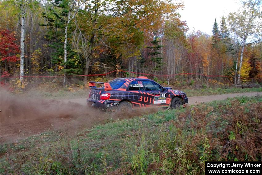 Gabe Jacobsohn / Jason Hack Subaru WRX STi on SS5, Far Point I.