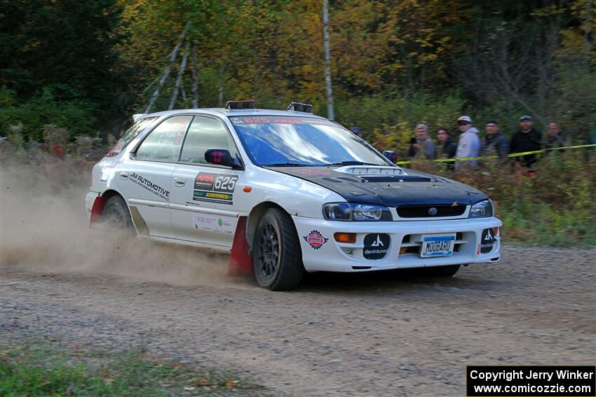 Aidan Hicks / John Hicks Subaru Impreza Wagon on SS5, Far Point I.