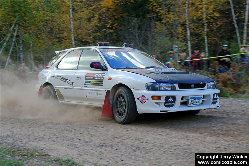 Aidan Hicks / John Hicks Subaru Impreza Wagon on SS5, Far Point I.