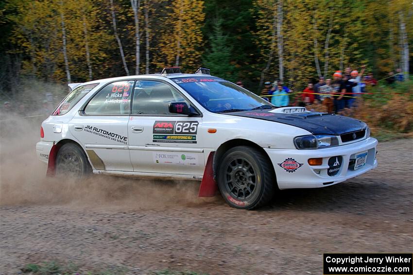 Aidan Hicks / John Hicks Subaru Impreza Wagon on SS5, Far Point I.