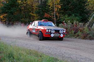 Mike Hurst / Randall Short Ford Capri on SS5, Far Point I.