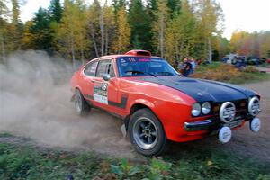 Mike Hurst / Randall Short Ford Capri on SS5, Far Point I.