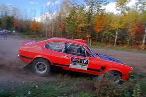 Mike Hurst / Randall Short Ford Capri on SS5, Far Point I.