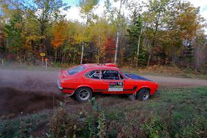 Mike Hurst / Randall Short Ford Capri on SS5, Far Point I.