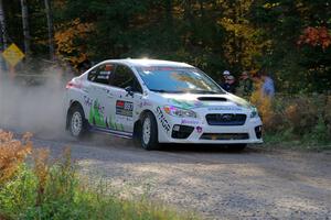 Jamey Randall / Andrew Rausch Subaru WRX on SS5, Far Point I.