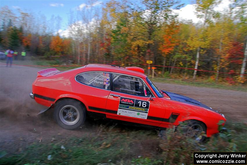 Mike Hurst / Randall Short Ford Capri on SS5, Far Point I.