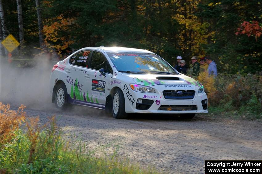 Jamey Randall / Andrew Rausch Subaru WRX on SS5, Far Point I.