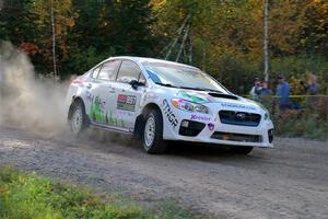 Jamey Randall / Andrew Rausch Subaru WRX on SS5, Far Point I.