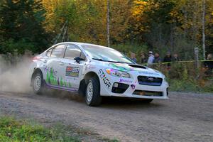 Jamey Randall / Andrew Rausch Subaru WRX on SS5, Far Point I.