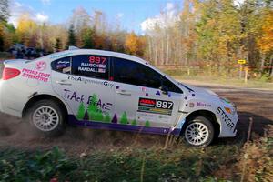 Jamey Randall / Andrew Rausch Subaru WRX on SS5, Far Point I.