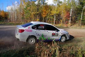 Jamey Randall / Andrew Rausch Subaru WRX on SS5, Far Point I.