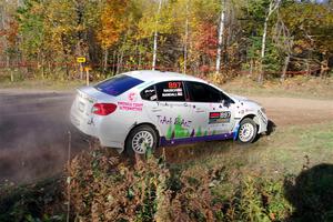 Jamey Randall / Andrew Rausch Subaru WRX on SS5, Far Point I.