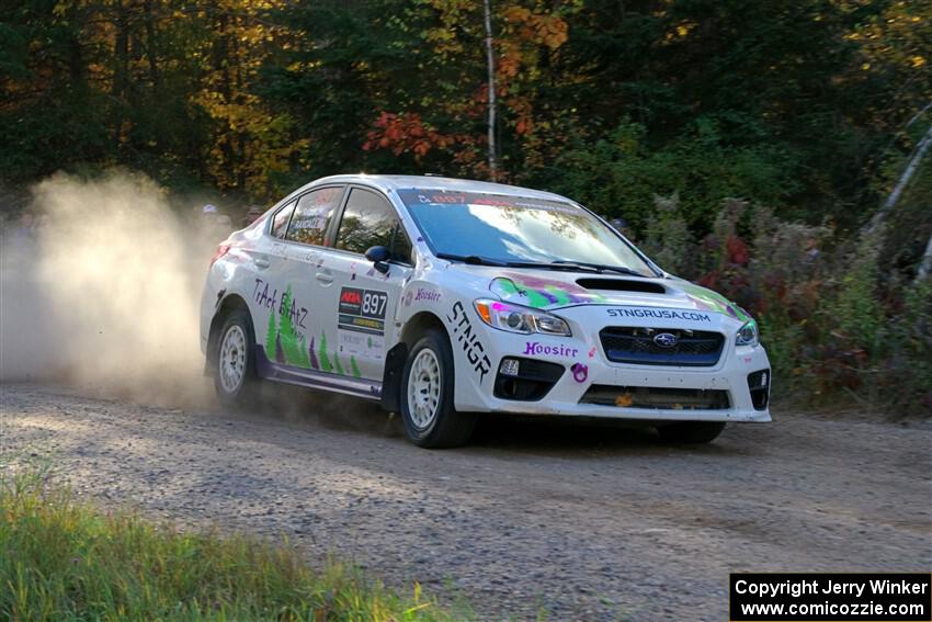 Jamey Randall / Andrew Rausch Subaru WRX on SS5, Far Point I.