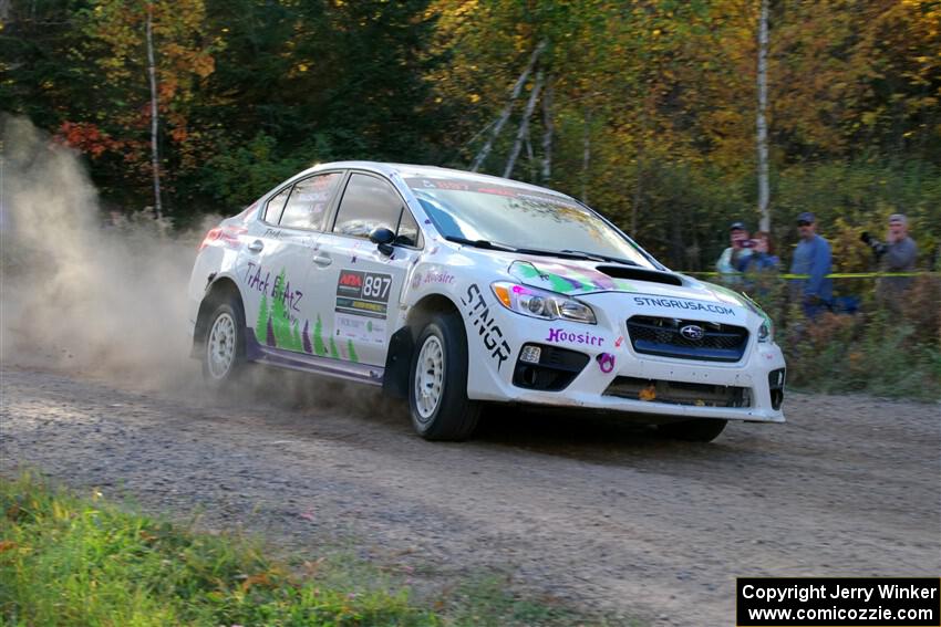 Jamey Randall / Andrew Rausch Subaru WRX on SS5, Far Point I.