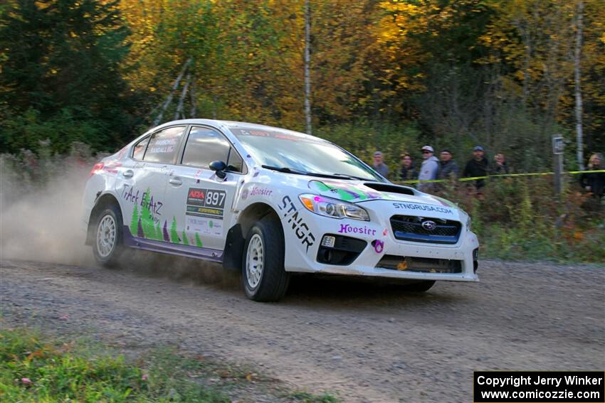 Jamey Randall / Andrew Rausch Subaru WRX on SS5, Far Point I.