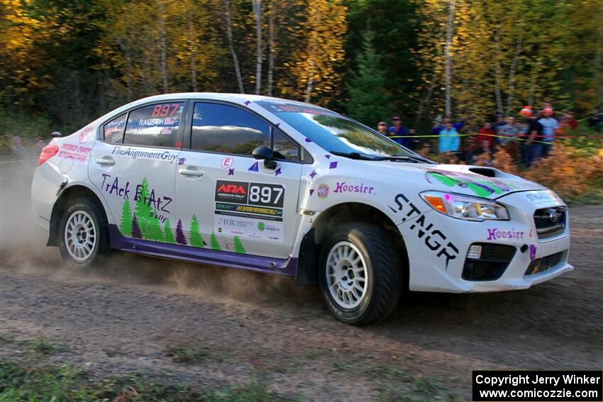 Jamey Randall / Andrew Rausch Subaru WRX on SS5, Far Point I.