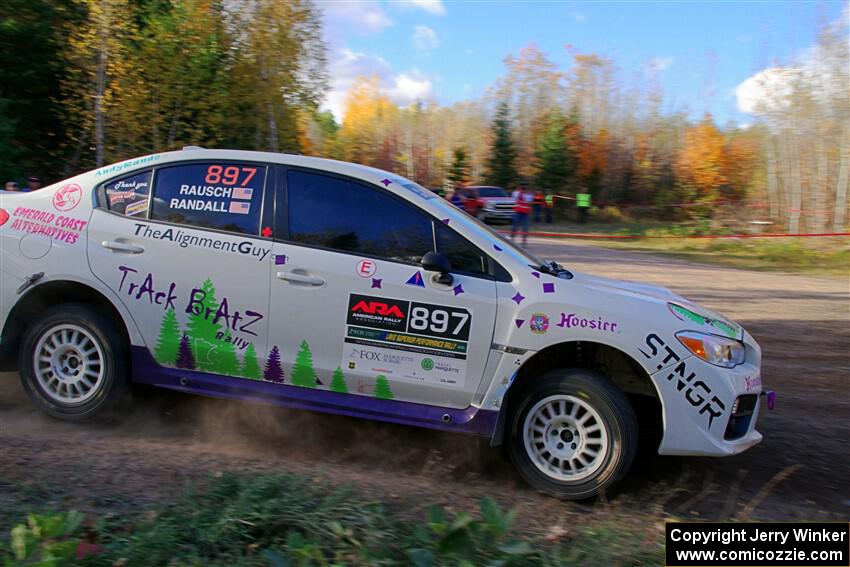 Jamey Randall / Andrew Rausch Subaru WRX on SS5, Far Point I.