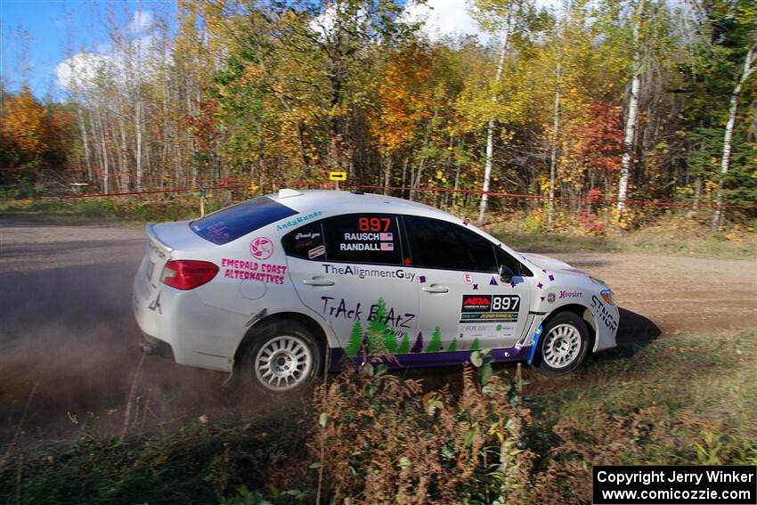 Jamey Randall / Andrew Rausch Subaru WRX on SS5, Far Point I.