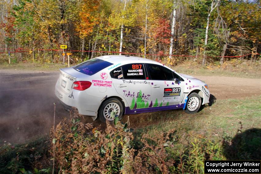 Jamey Randall / Andrew Rausch Subaru WRX on SS5, Far Point I.