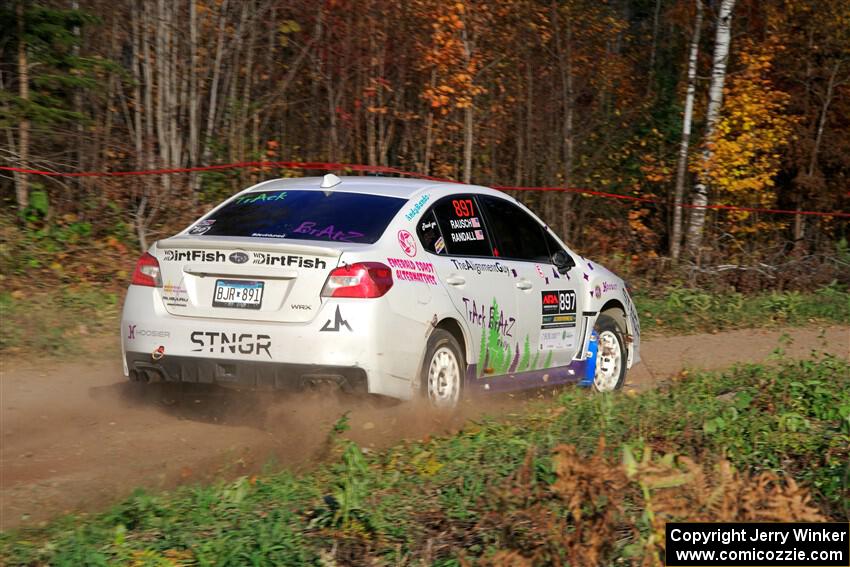 Jamey Randall / Andrew Rausch Subaru WRX on SS5, Far Point I.