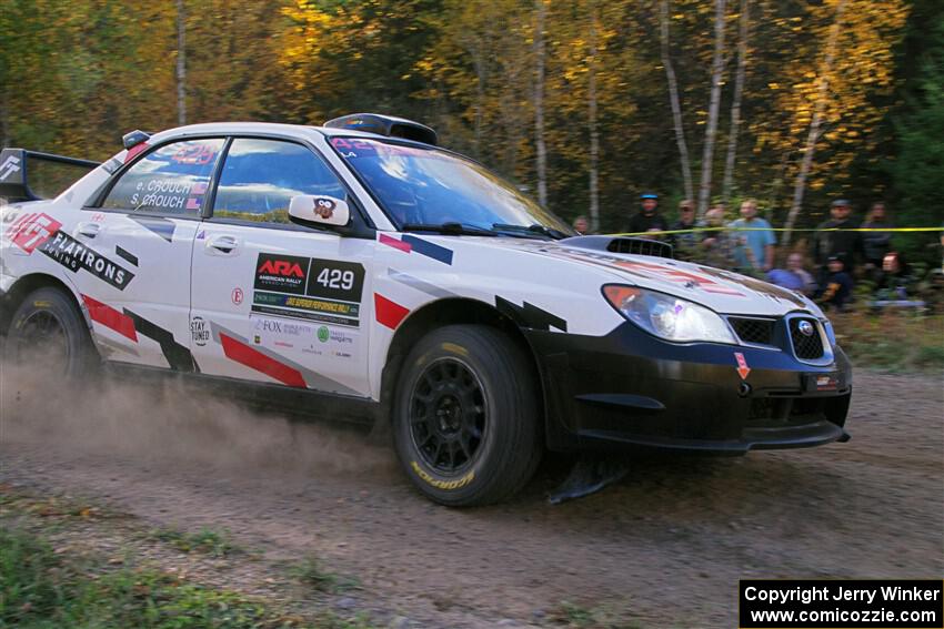 Scott Crouch / Elizabeth Crouch Subaru WRX on SS5, Far Point I.