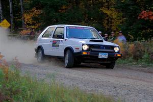 Josh Nykanen / Charlotte Himes VW GTI on SS5, Far Point I.