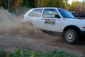 Josh Nykanen / Charlotte Himes VW GTI on SS5, Far Point I.