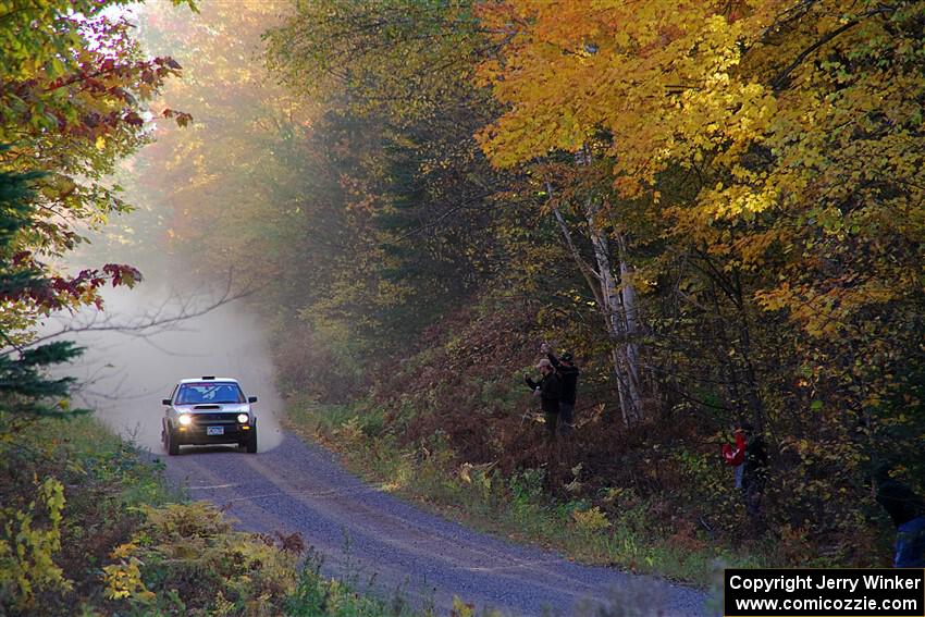 Josh Nykanen / Charlotte Himes VW GTI on SS5, Far Point I.