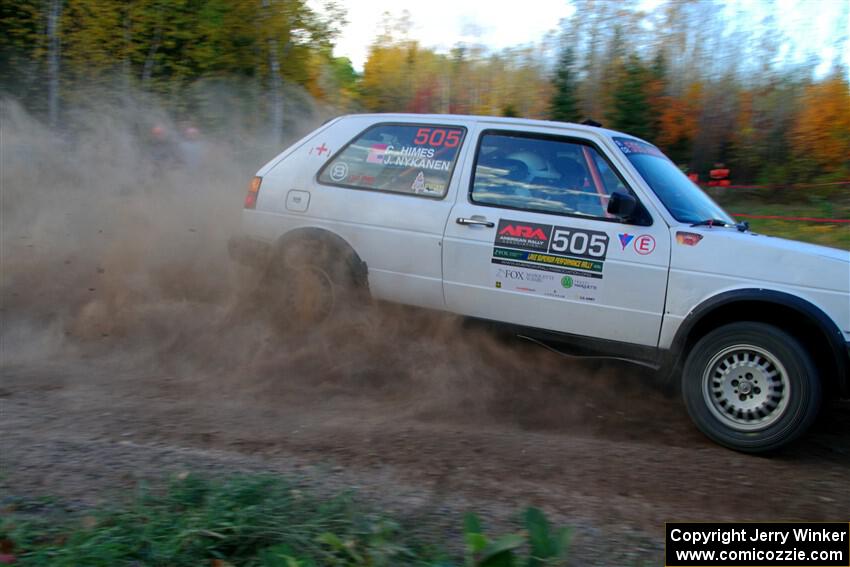 Josh Nykanen / Charlotte Himes VW GTI on SS5, Far Point I.